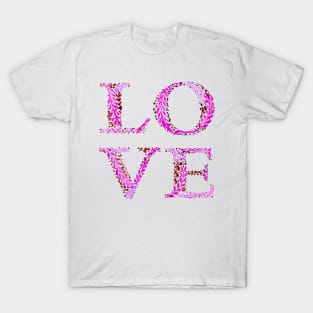 Love #1 pink T-Shirt